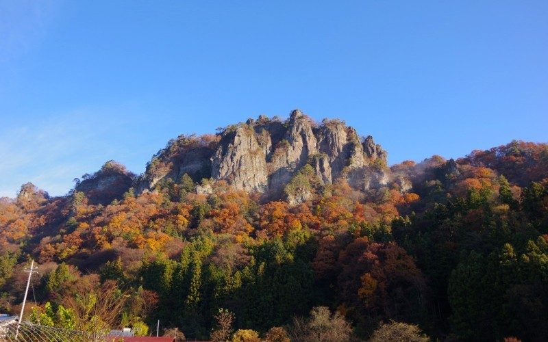 真田の岩櫃山！