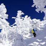 モフモフ樹氷の蓼科山